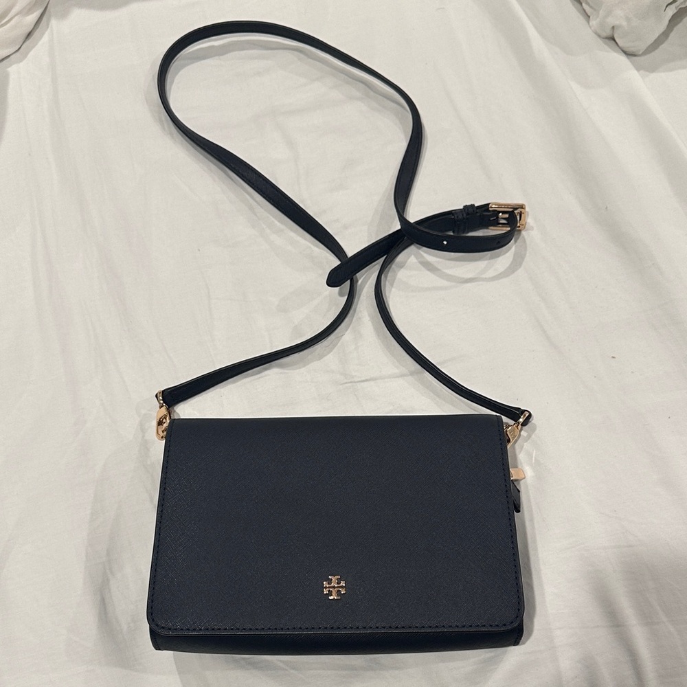 Tory Burch Elegant Navy Crossbody Bag